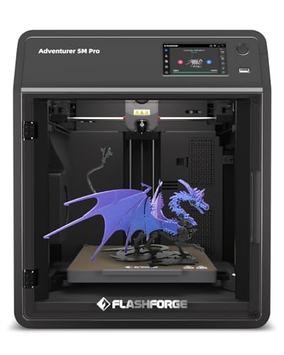FLASHFORGE 3D Printer AD5M, CoreXY 600mm/s High-Speed Printer with 1-Click Auto Leveling, High-Temp Direct Drive Extruder, 3s Quick-Swap Nozzle, 220×220×220mm Build Volume
