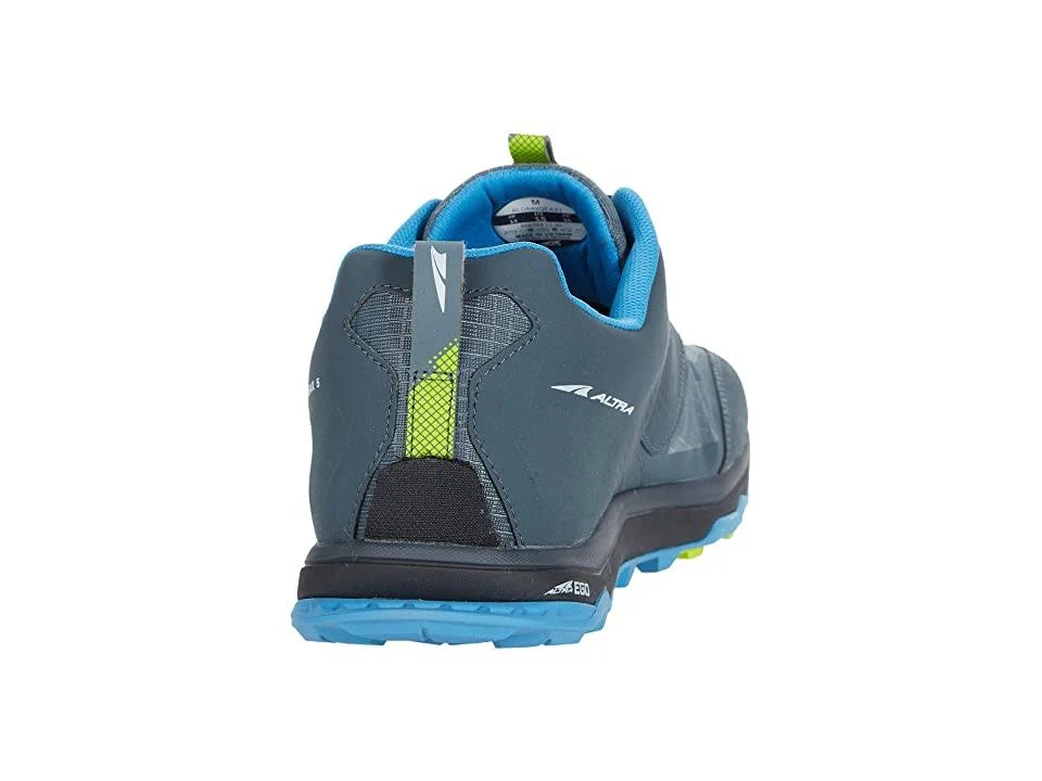 Altra Lone Peak 5 Wide 10 , Blue/Lime (Men&s)