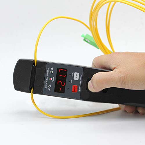 D YEDEMC Live Optical Fiber Identifier with Wave Respond 800-1700nm Built in 10mw VFL FTTH Tool