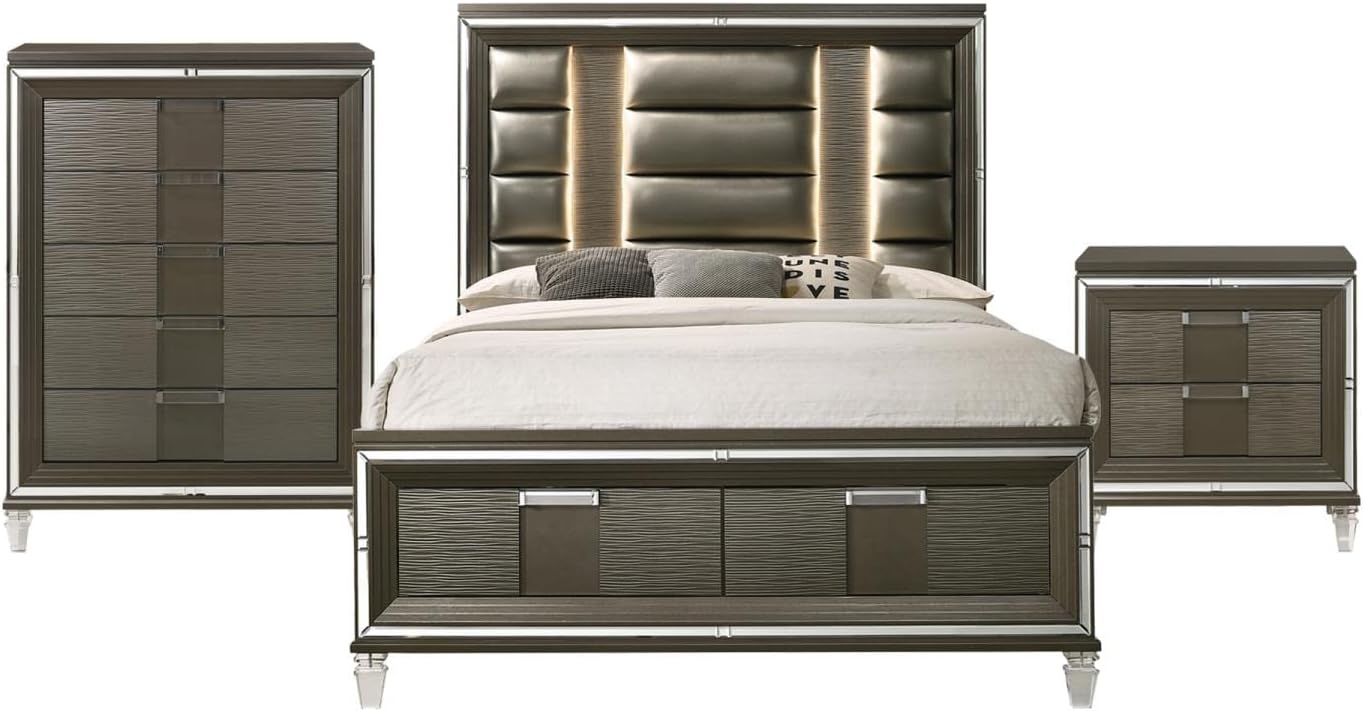 Picket House Furnishings Charlotte Queen Storage 3PC Bedroom Set