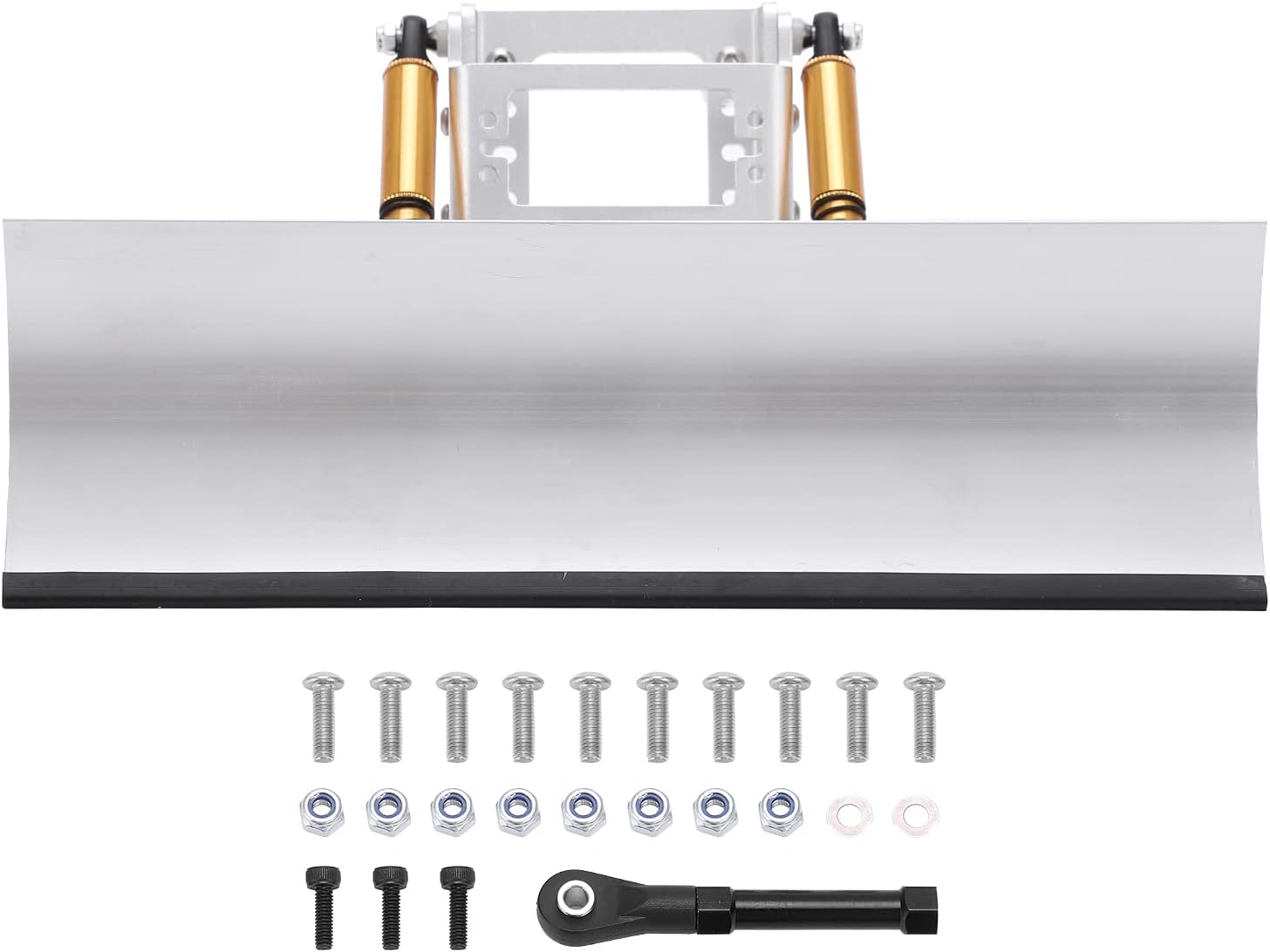 Shanrya Aluminum Snow Plow, Simple Appearance RC Car Blade Snow Plow Easy to Install for SCX10 TRX4