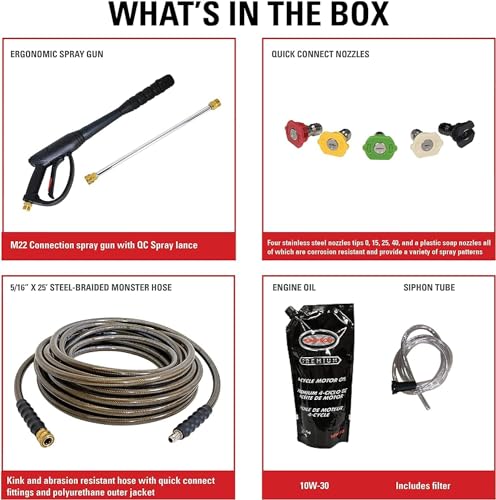 Simpson Cleaning 4200 PSI Gas Pressure Washer, 4.0 GPM Power Washer for Commercial Use, Honda GX390 Engine, 50-Foot Steel-Braided Hose, Aluminum Series, 49-State (ALH4240)