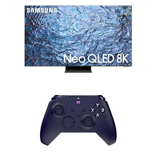 SAMSUNG 65-Inch Class Neo QLED 8K QN900C Series Mini LED Quantum HDR Smart TV with Infinity Screen, Dolby Atmos, Object Tracking Sound Pro, Alexa Built-in (QN65QN900C, 2023 Model),Titan Black