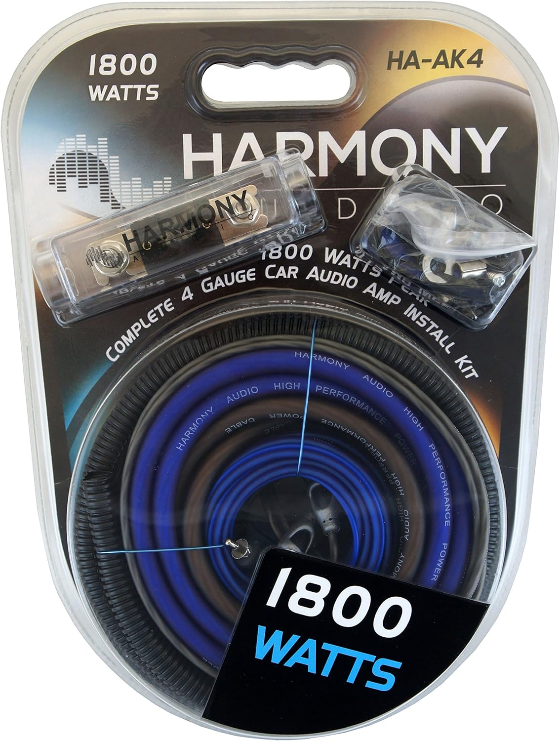 Universal Car Stereo Paintable Ported 10 Kicker Bundle CompR CWR10 Sub Box Enclosure & Harmony HA-A800.1 Amp