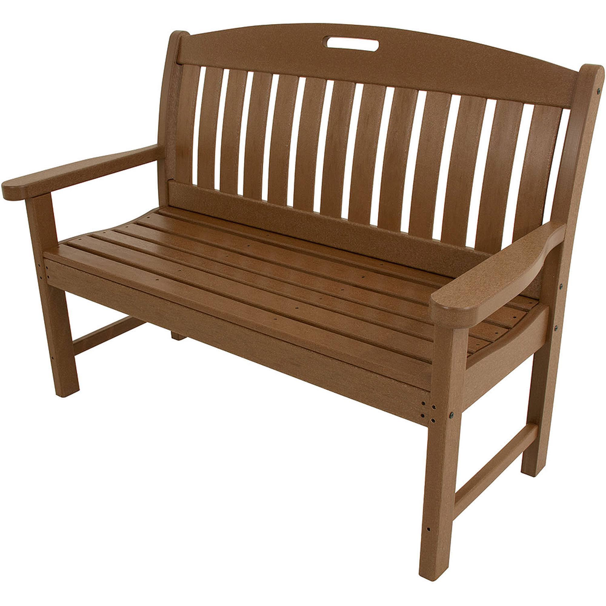 Hanover All-Weather Avalon 48x22 Porch Bench - Teak