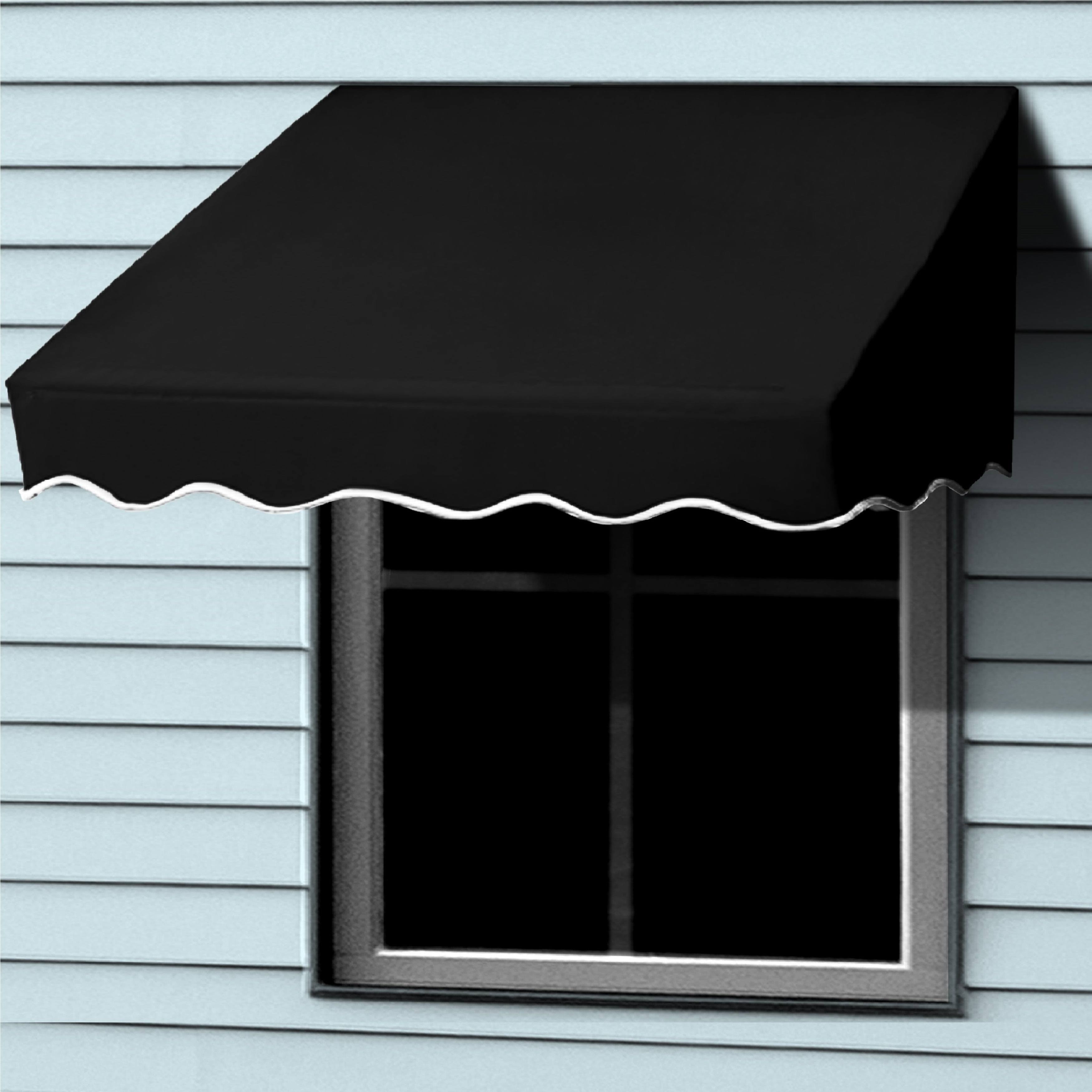 Aleko 8 x 2 ft. Window / Door Awning Canopy Blue