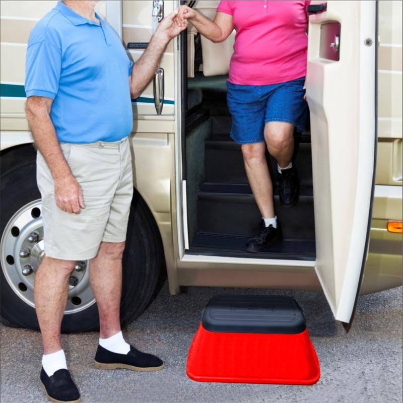 Anti-Tip Safe-T-Stool - Red