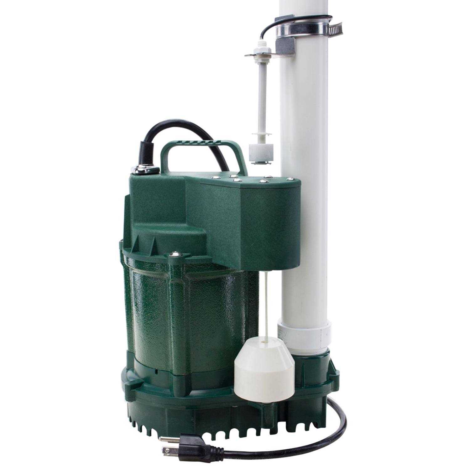 Zoeller 0.75 HP 80 gph Cast Iron Vertical Float Switch AC Submersible Sump Pump - Shop Hardware Tools Online Store