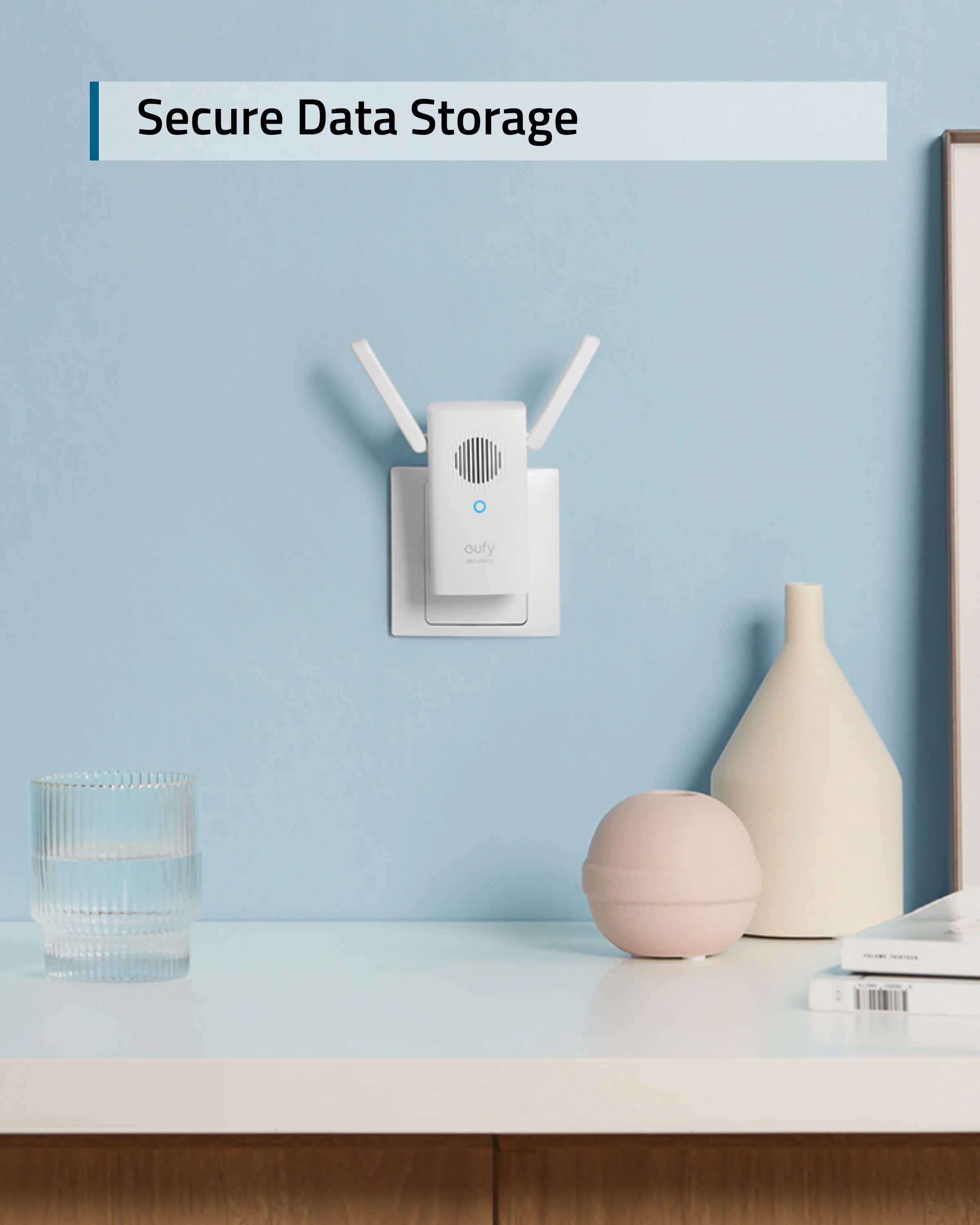 eufy Security by Anker- Wireless 1080p Video Doorbell with Chime, Locally Stored Data