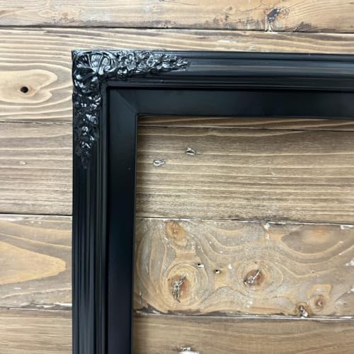 65 & 75 Inch TV frame for Samsung The Frame TV. SATIN BLACK (not for use with other models) Handmade wood ornate TV Frame