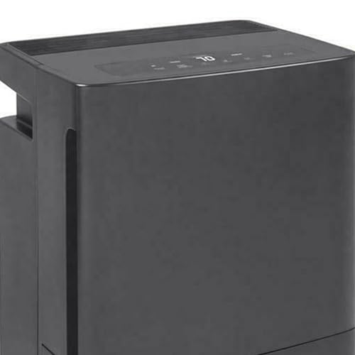 GE 50 Pint Portable Large Room Dehumidifier with Humidistat & Built-in Pump for Bathroom, Bedroom, Basement, and Home Wet Spaces, Gray (Renewed)