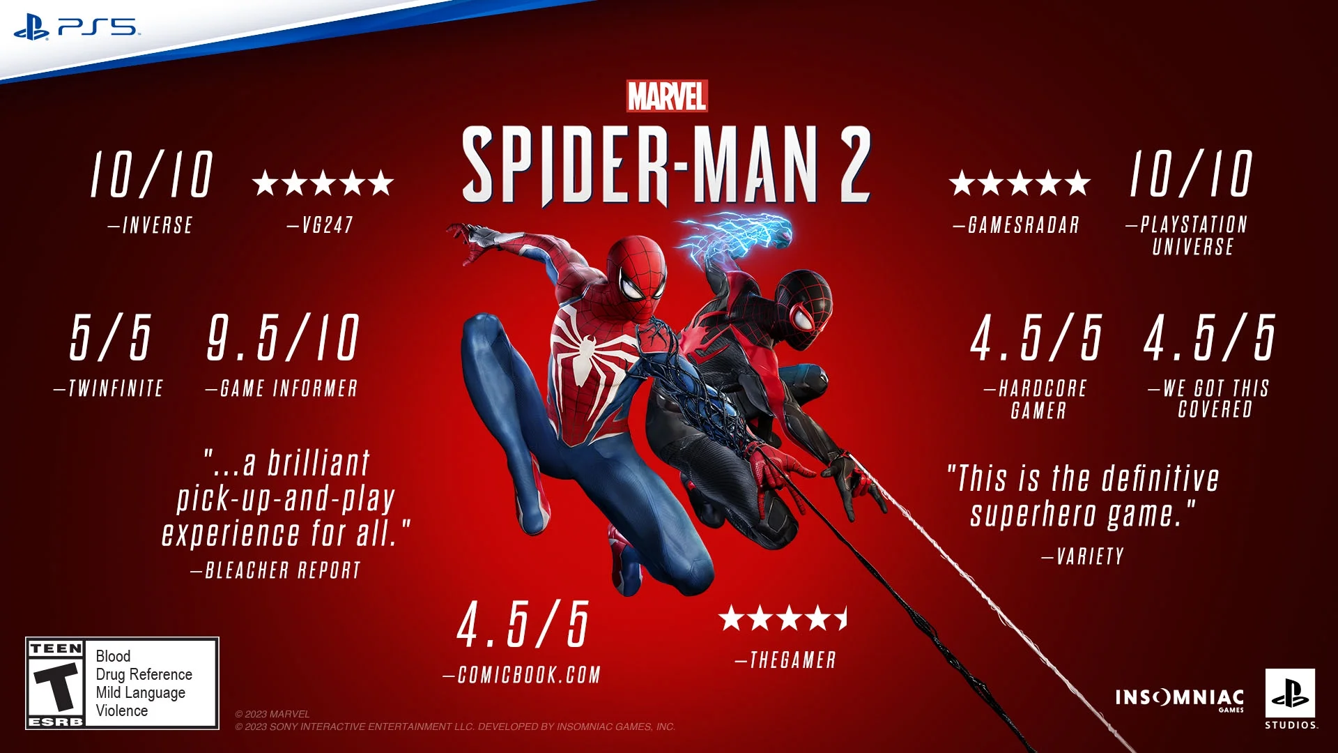 Playstation 5 Digital Console Slim - Marvel's Spider-Man 2 Bundle