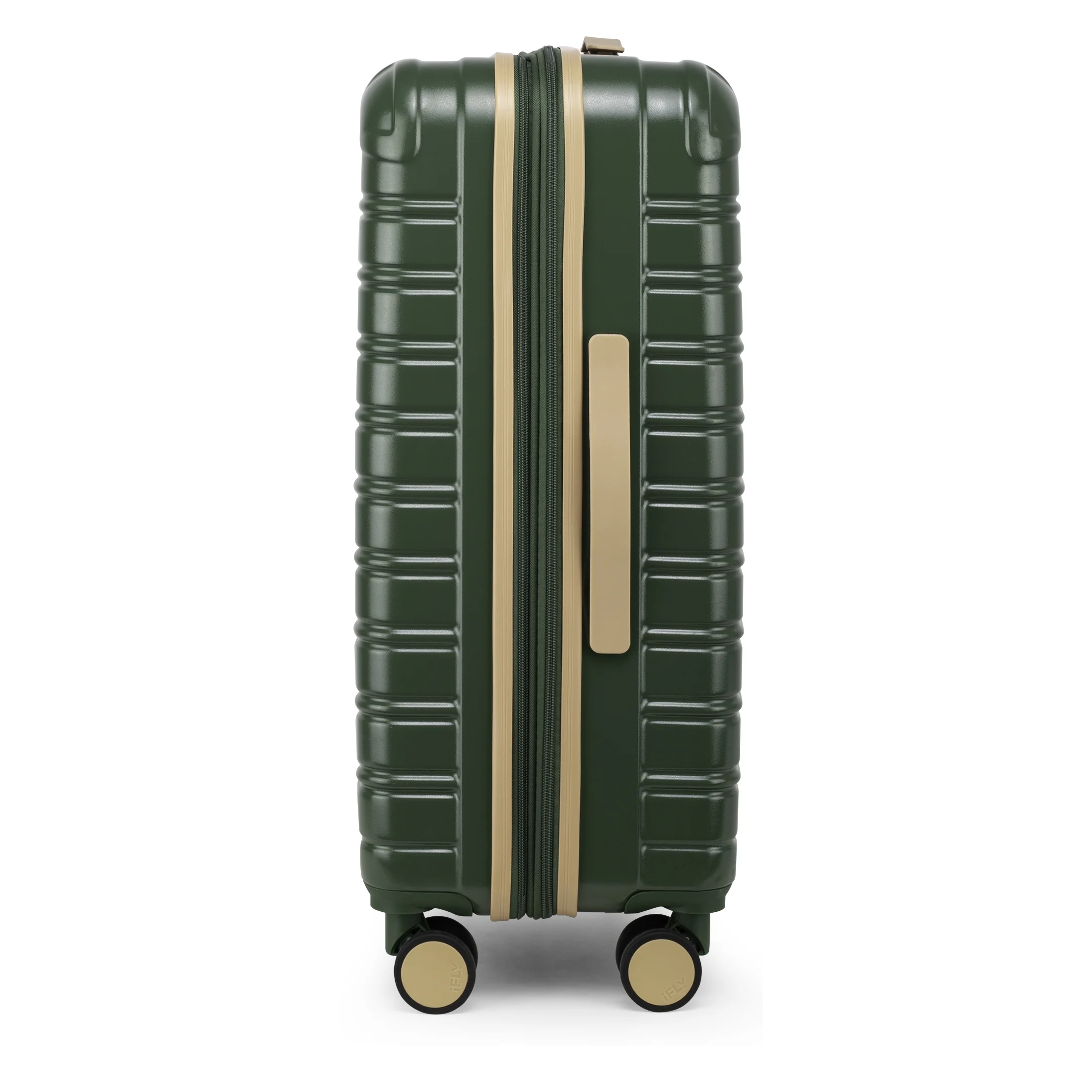iFLY Hardside Fibertech Limited Edition Collection 2-Piece Set, 20" Carry-on and 28" Checked Luggage, Evergreen