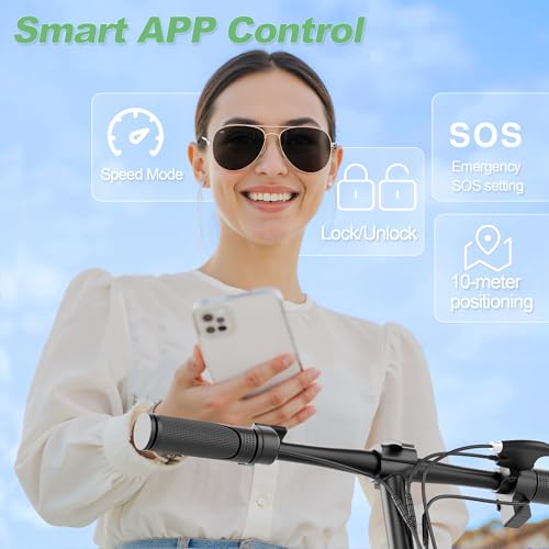 NAVIC Electric Scooter Adults,27Mile Range,Top Speed 22Mph,750W Peak Motor,14'' Pneumatic Tires,Electric Scooter for Adults,Foldable e Scooter with Back Basket