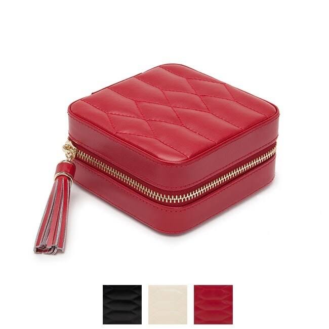 Wolf Caroline Zip Travel Case - Black