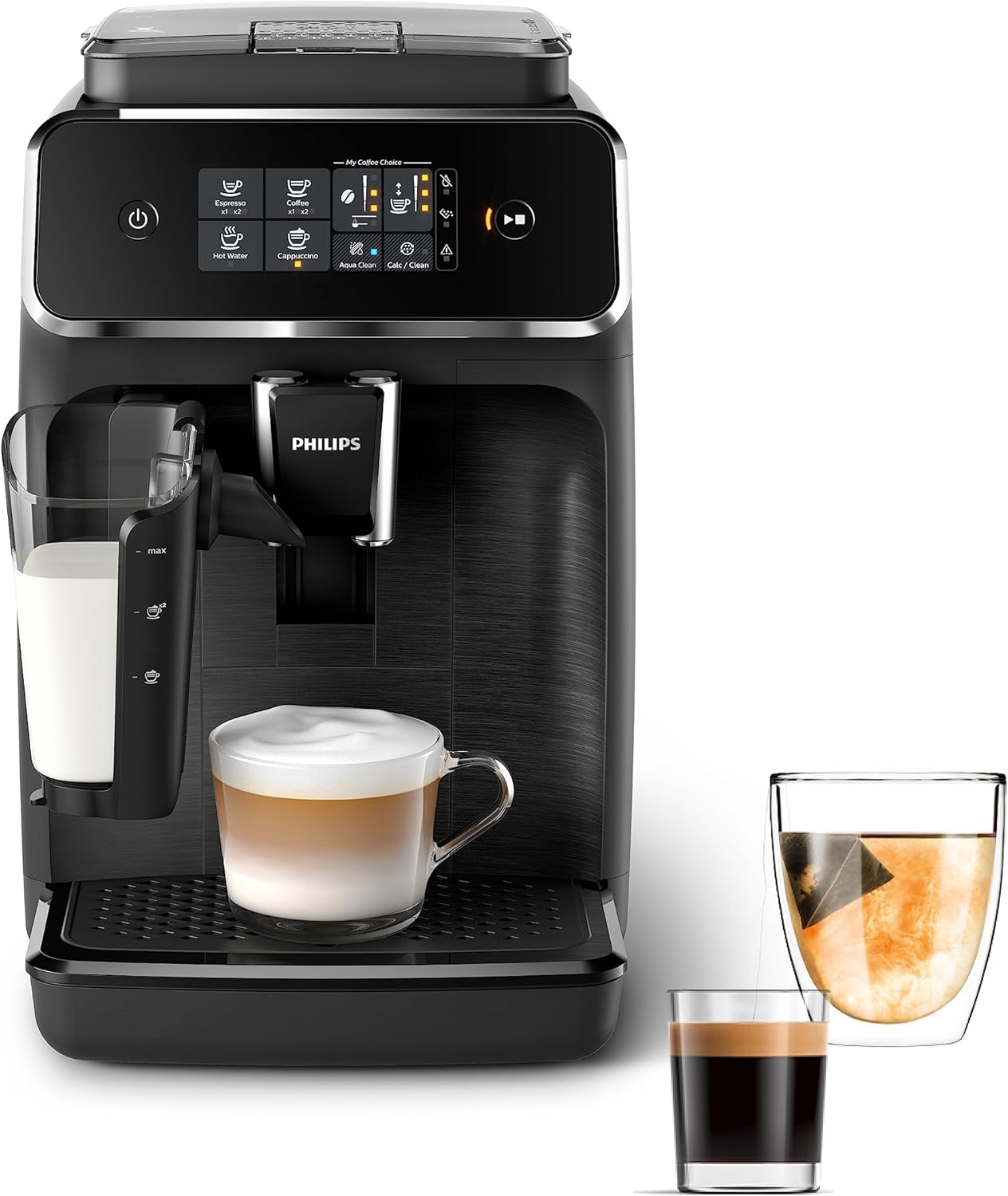 Philips 3200 Series Fully Automatic Espresso Machine w/LatteGo & Philips 2200 Series Fully Automatic Espresso Machine