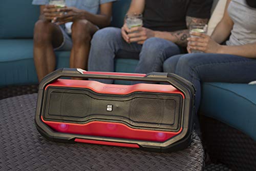 Altec Lansing ROCKBOX XL Wireless Bluetooth Speaker, Portable Waterproof Speaker with 20 Hour Playtime and 5 Illuminating LED Light Modes, Floating Wireless Speaker for Indoors and Outdoors