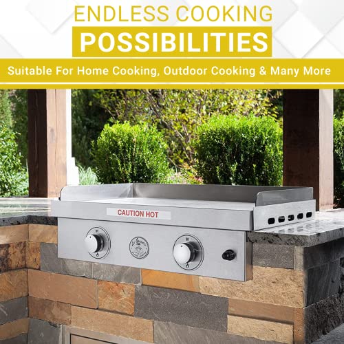 Le Griddle | Burner Outdoor Stainless Steel Griddle |