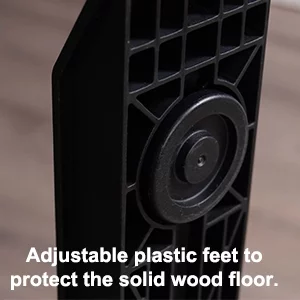 48"x24" Home Office Electric Height Adjustable Standing Desk Sit Stand Computer Workstation w/Drawers, Hook, Memory Preset, T-Shaped Metal Bracket, Splice Board, Black, Rustic Brown