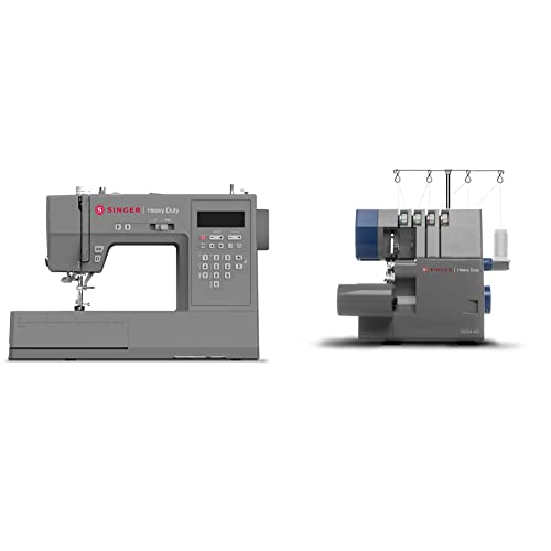 SINGER Heavy Duty 6620C Computerized Sewing Machine with Accessories | 215 Stitches, LCD Screen, Built-In Needle Threader | Easy Setup, Durable Metal Frame, Ideal for Clothes & Home Projects