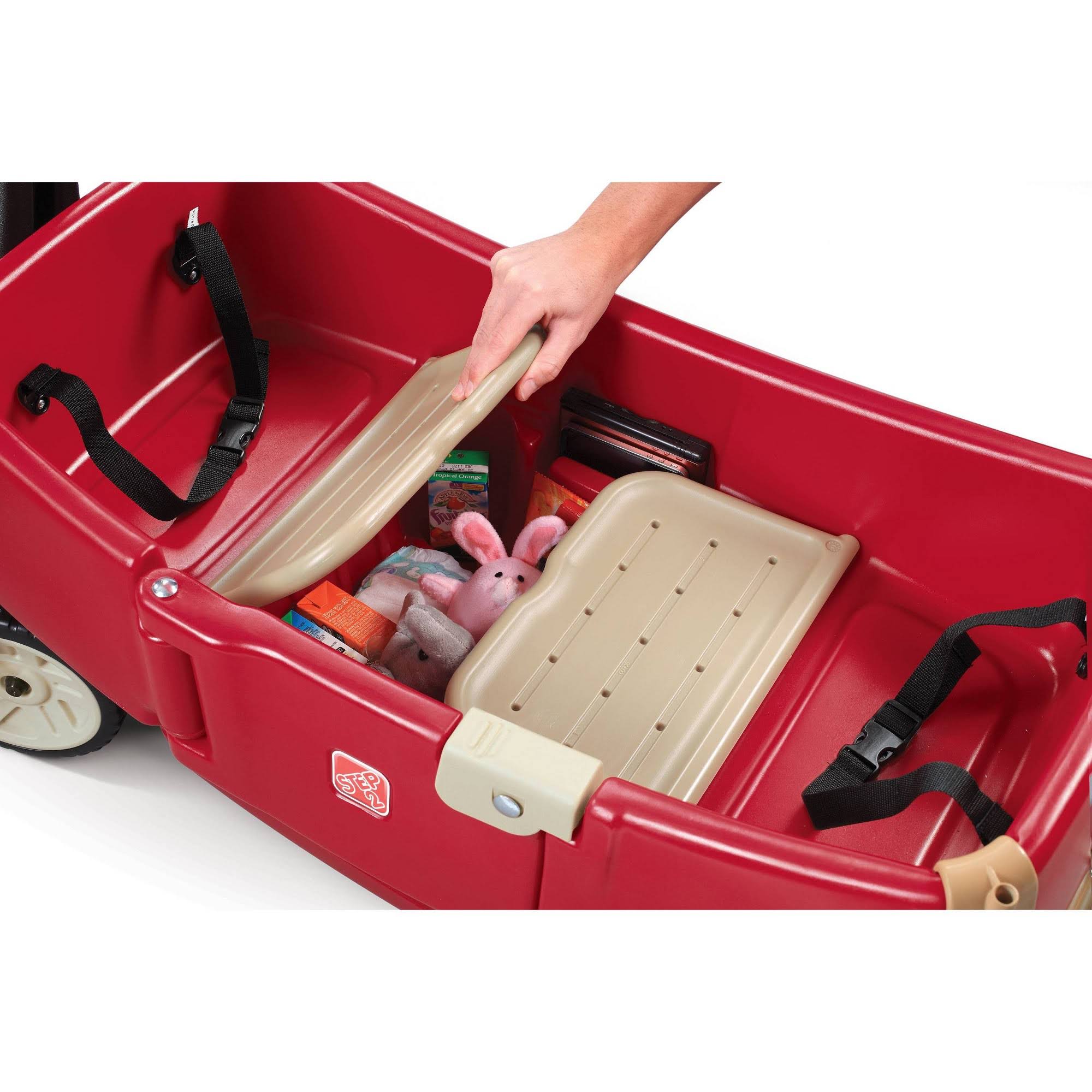 Step2 - All Around Canopy Wagon - Red