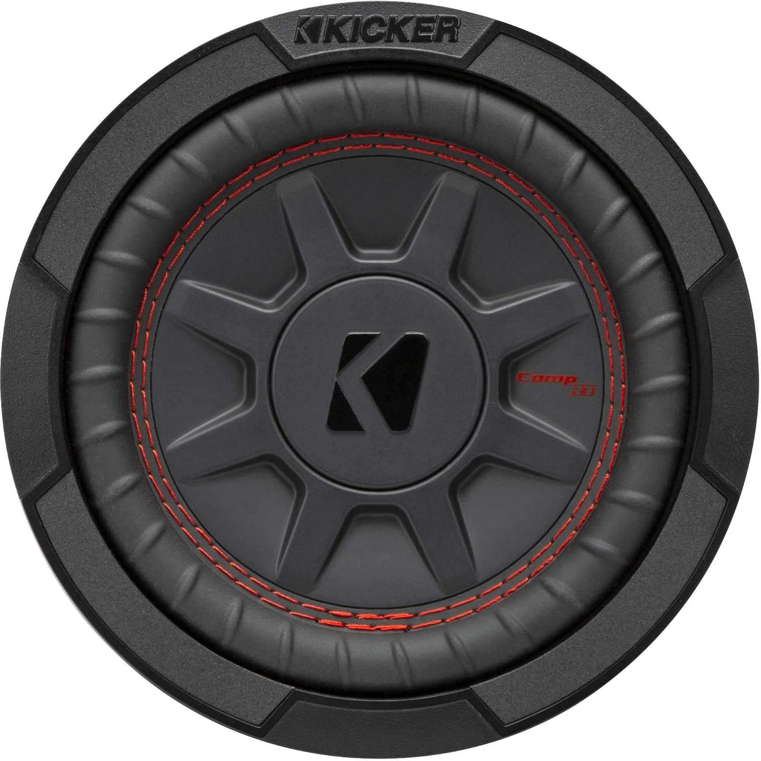 Kicker 48CWRT674 CompRT 6.75" Subwoofer, DVC, 4-ohm - Includes Speaker Wire