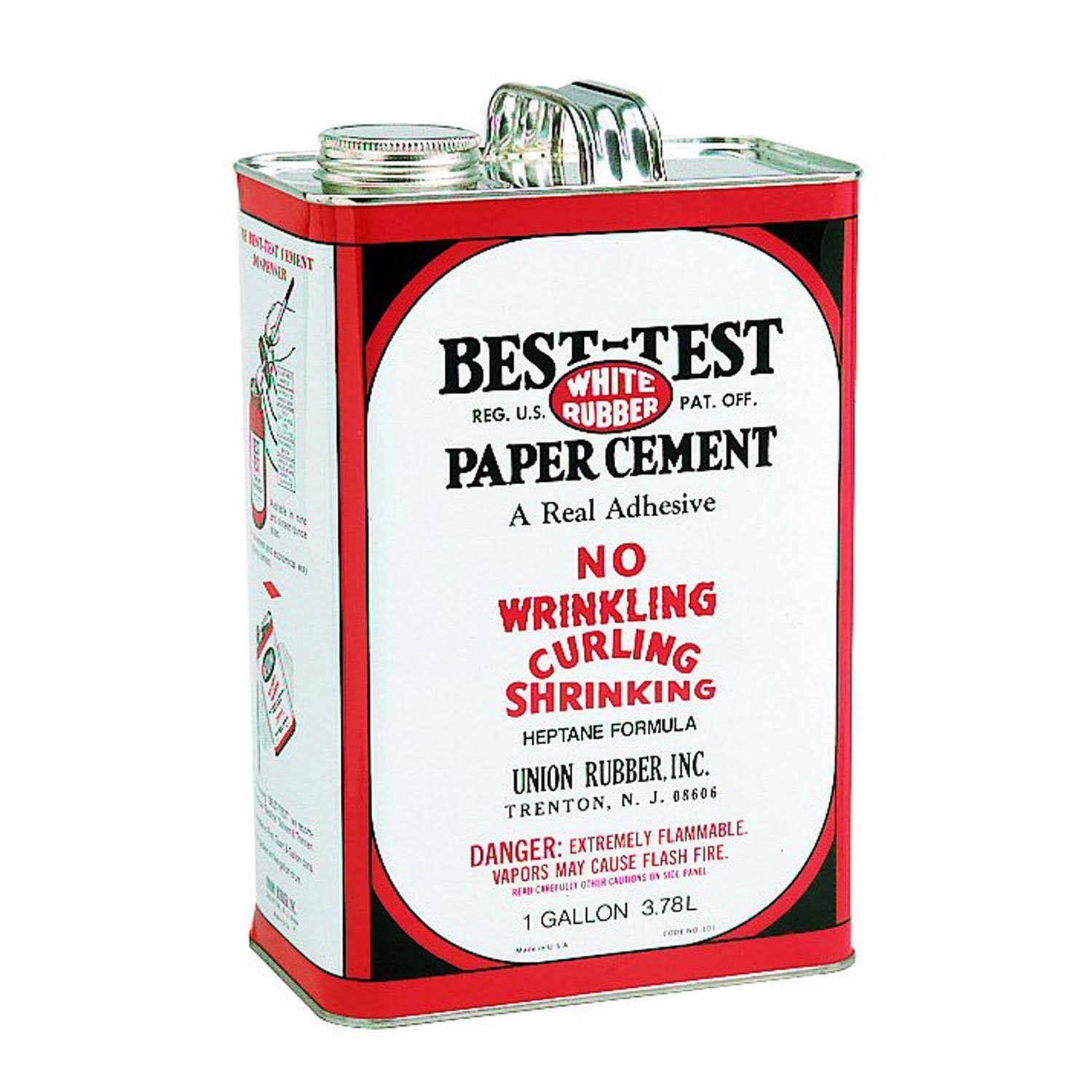 Best-Test 103 Can Paper Cement 1 Gallon
