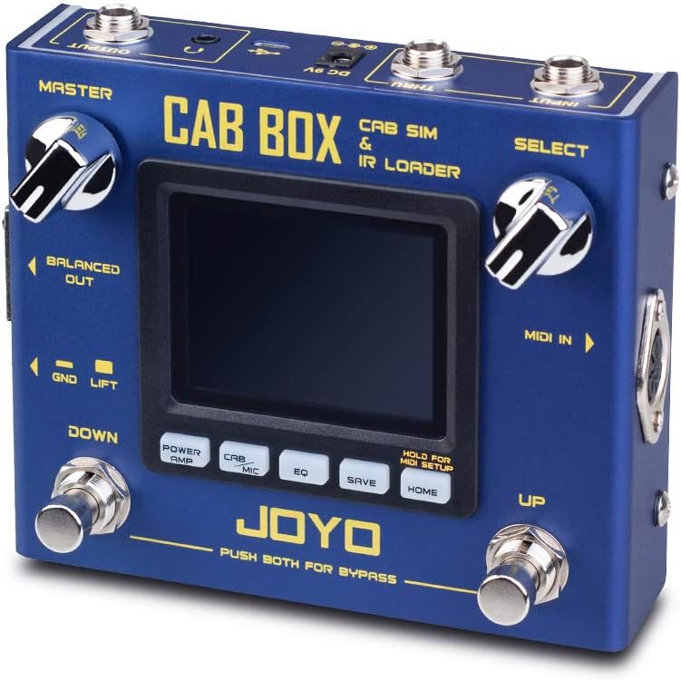 JOYO Preamp House R-15 R Series Dual Channel Cabinet Simulator Pedal with Clean and Distortion for Electric Guitar Effect (R-15)