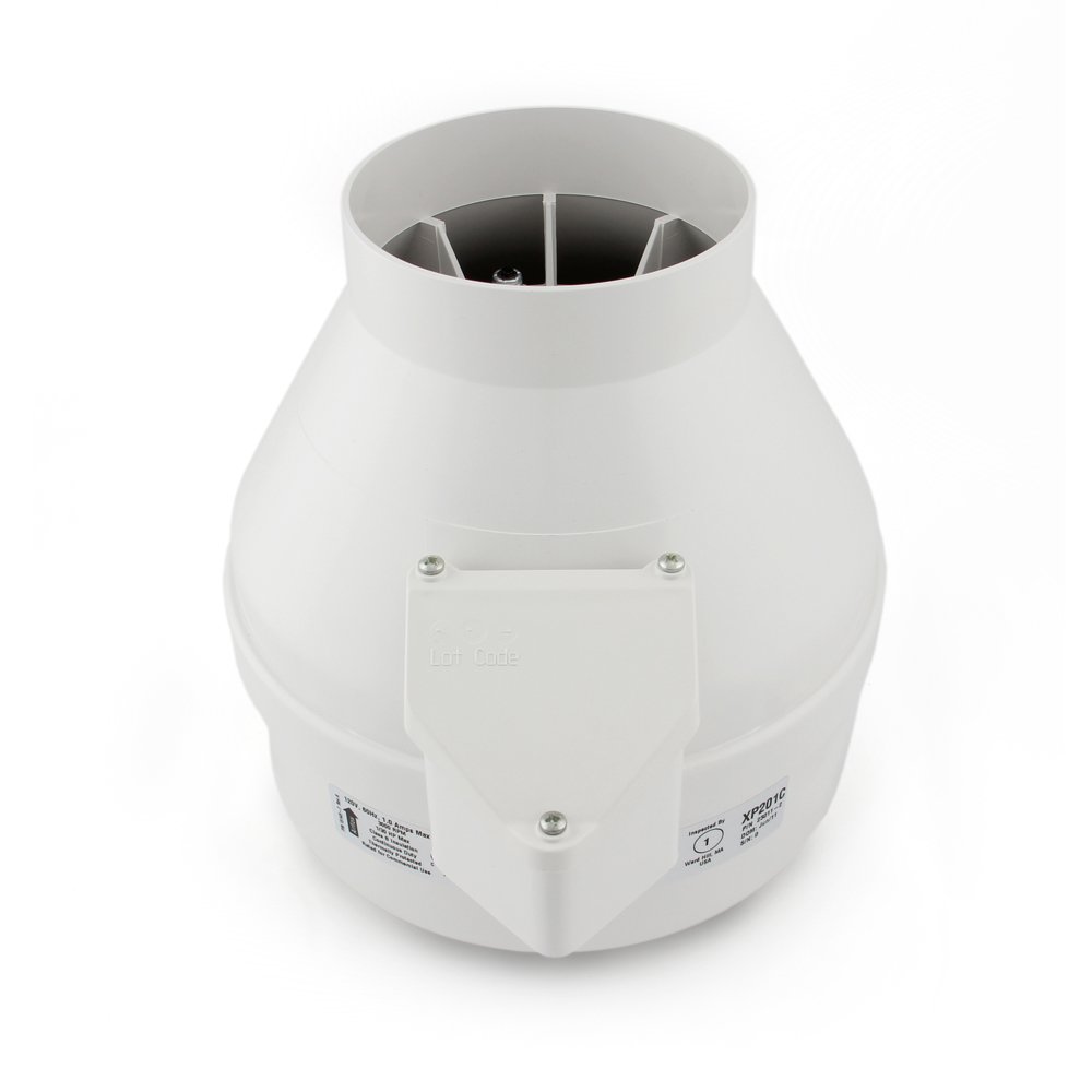 RadonAway RP145c Radon Fan P/N 23030-1 Inlet/outlet Diameter of 4.5