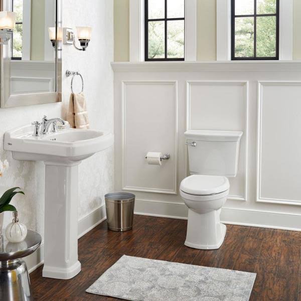 American Standard Optum Vormax Complete Right Height 2-Piece 1.28 GPF Elongated Toilet in White