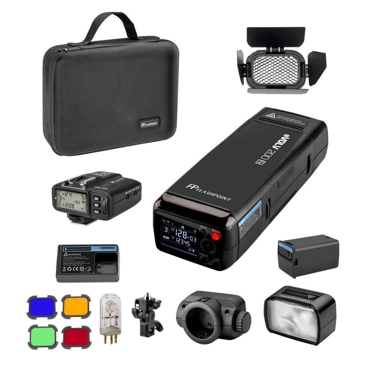 Flashpoint Evolv 200 TTL Pocket Flash Kit for Olympus Panasonic AD200 #EV-200-PA