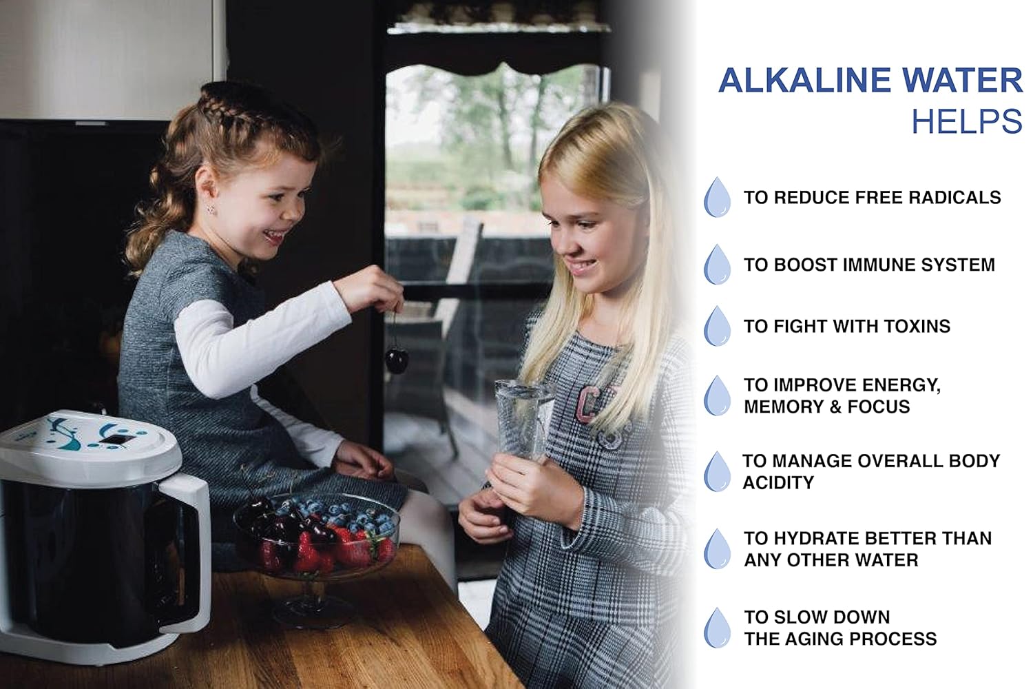 | 3 in 1 Water Ionizer | Alkaline Water Machine | Colloidal Silver Generator Kit | Alkaline Pitcher: PH 2.4-11, up to -1000mV ORP | Silver: 0-20 PPM, Silver Rods 9999 Pure | Acidic Water