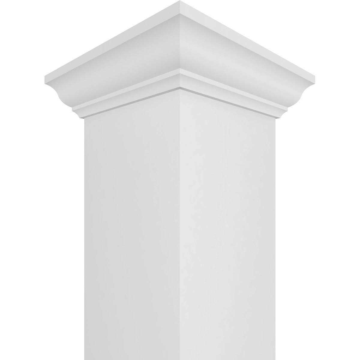 Ekena Millwork 6W x Premium Square Non-Tapered Smooth PVC Endura-Craft Column Wrap Kit - Shop Hardware Tools Online Store