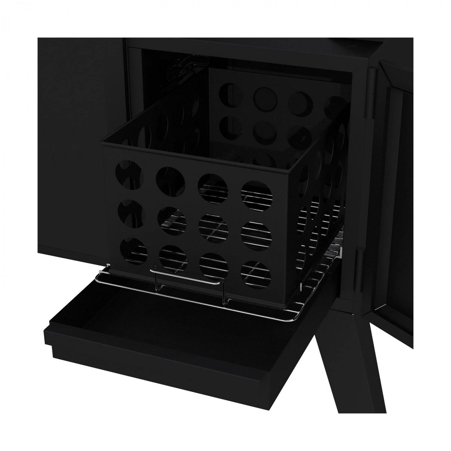Dyna-Glo Vertical Offset Charcoal Smoker, Black