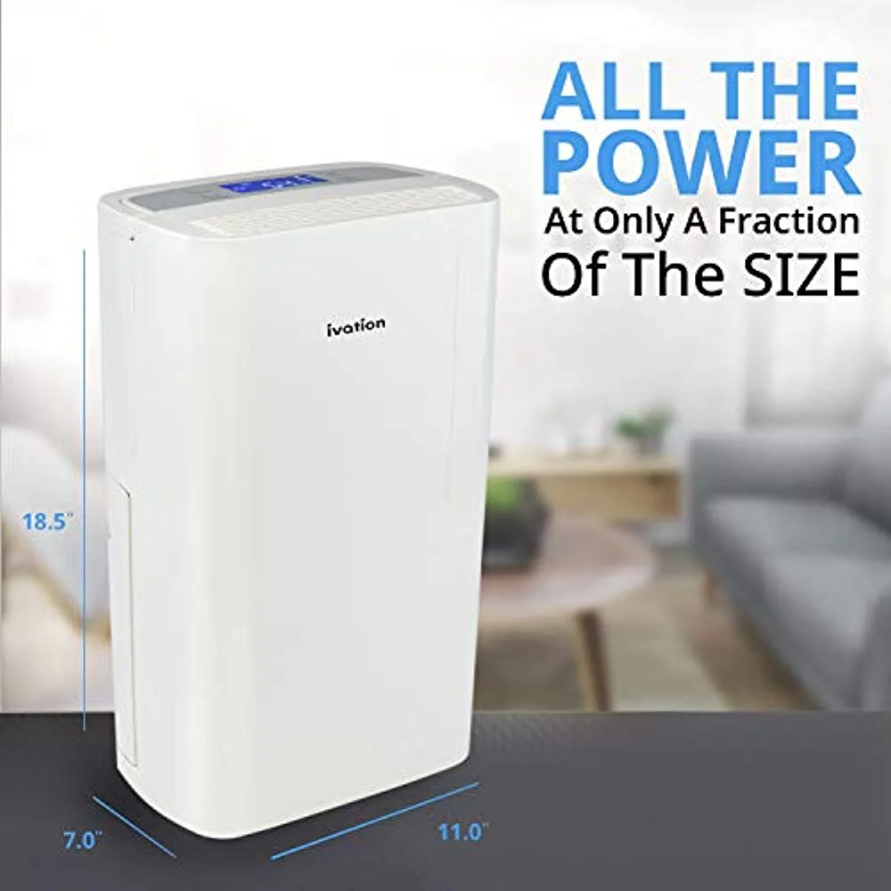 Ivation, Removes 14 Pints a Day, Compressor Dehumidifier, Spaces up to 320 sq ft
