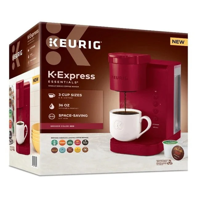 Keurig K-Express Essentials Single Serve K-Cup Pod Coffee Maker, Black