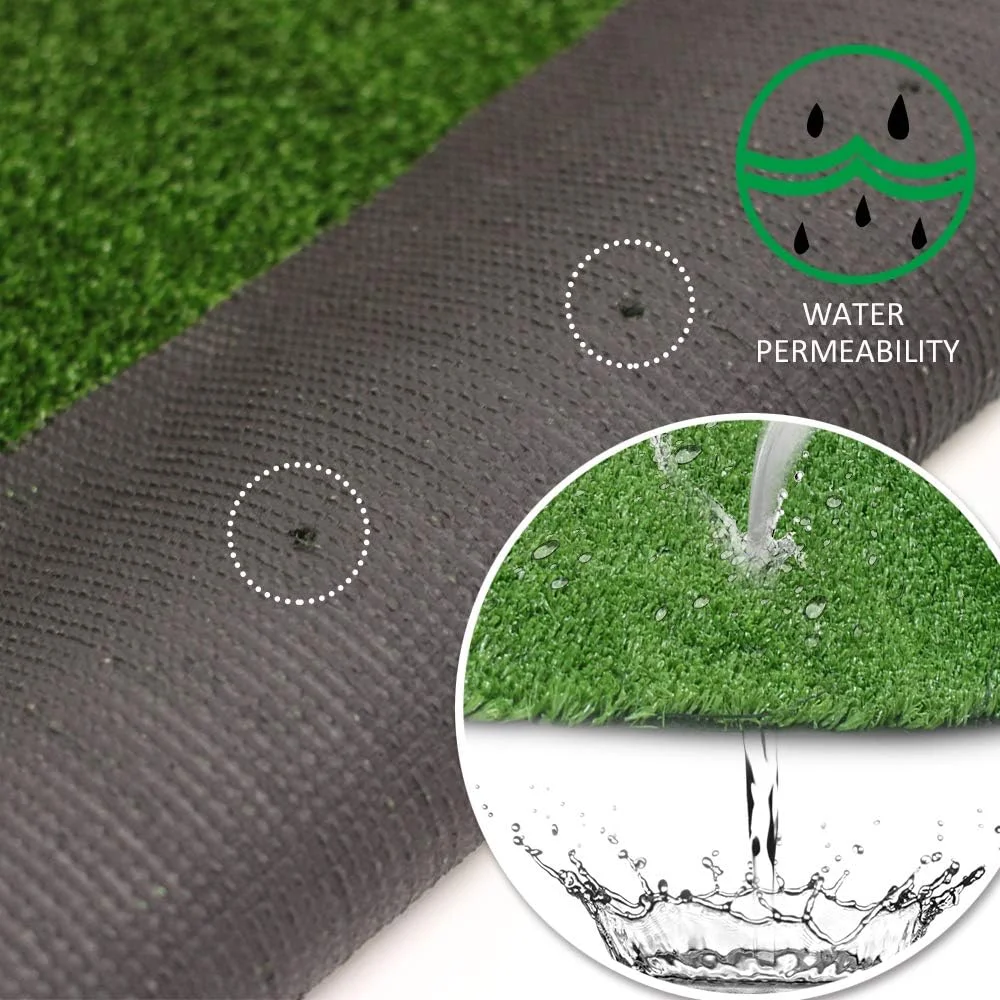 Petgrow Artificial Grass Turf 6FTx35FT, Dog Outdoor Indoor Balcony Garden Synthetic Grass Mat, Drainage Holes Faux Fake Grass Rug Carpet for Pets