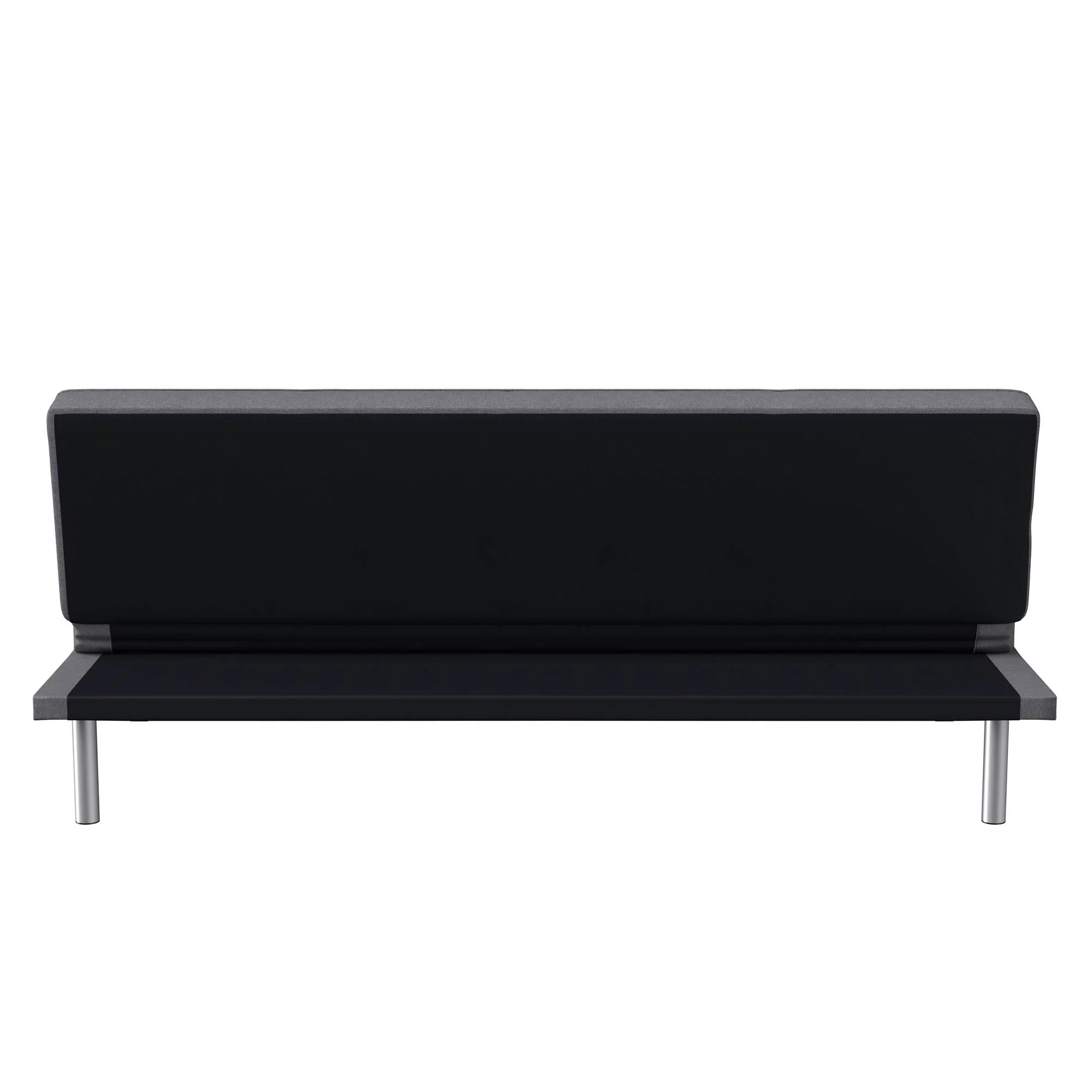 Serta Chelsea Modern Futon, Charcoal Gray Fabric