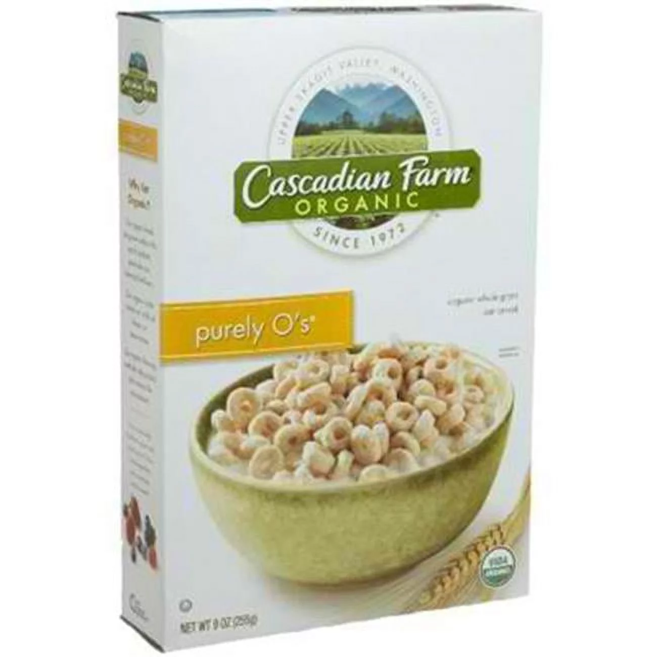 Cascadian Farm  Purely Os - 12x8.6OZ - Organic Whole Grain Cereal - Curated Treasures Market