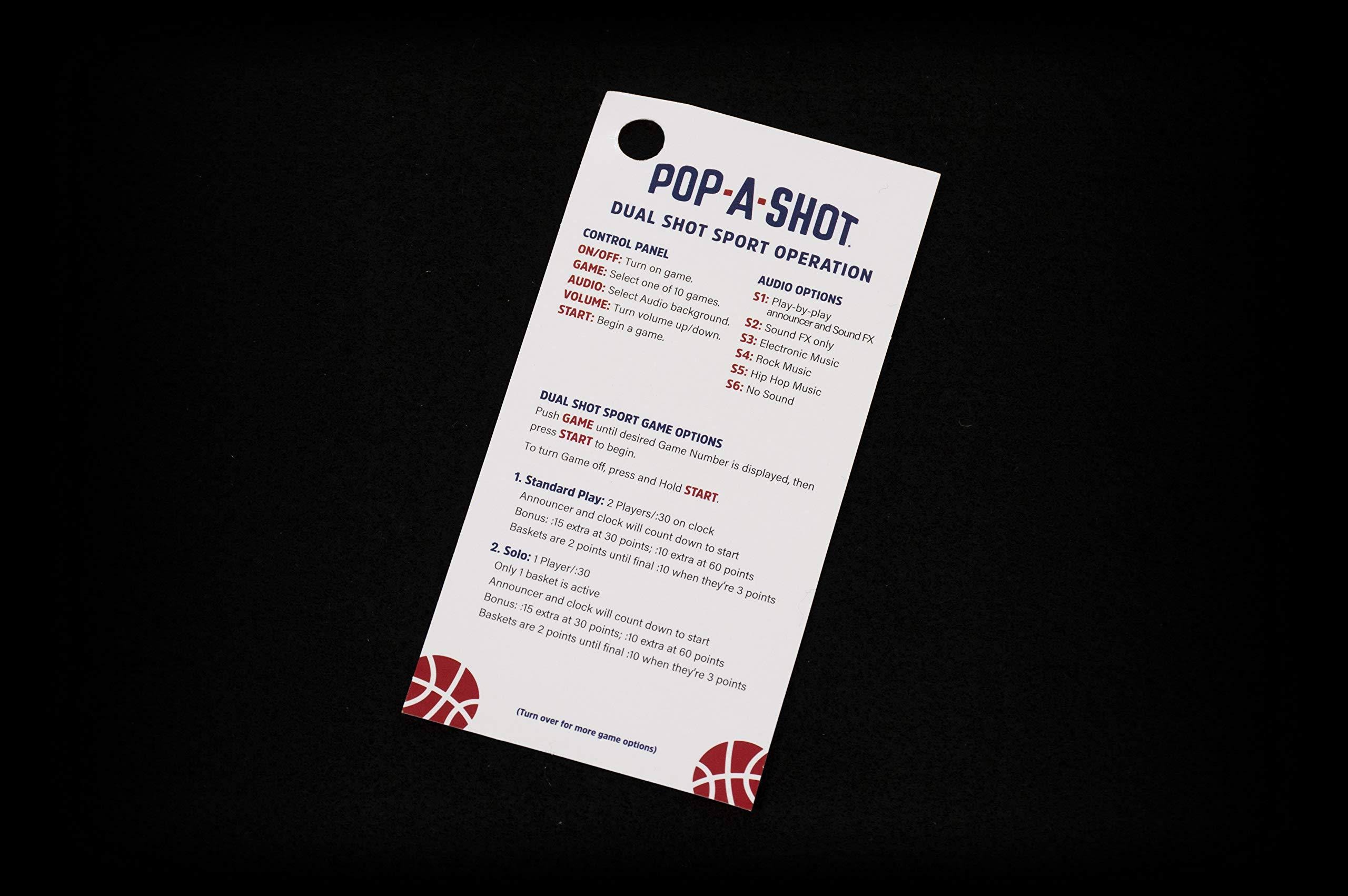 Pop-A-Shot Official Dual Shot Sport Arcade Basketball Game