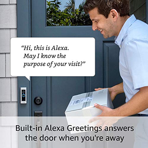 Ring Wired Doorbell Plus - Upgraded, with added security features and a sleek design (existing doorbell wiring required)