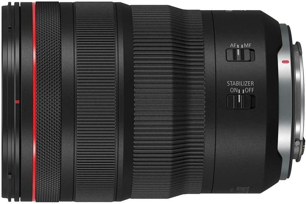 Canon RF24-70mm F2.8 L is USM Lens, Standard Zoom Lens, Compatible with EOS R Series Mirrorless Cameras, Black