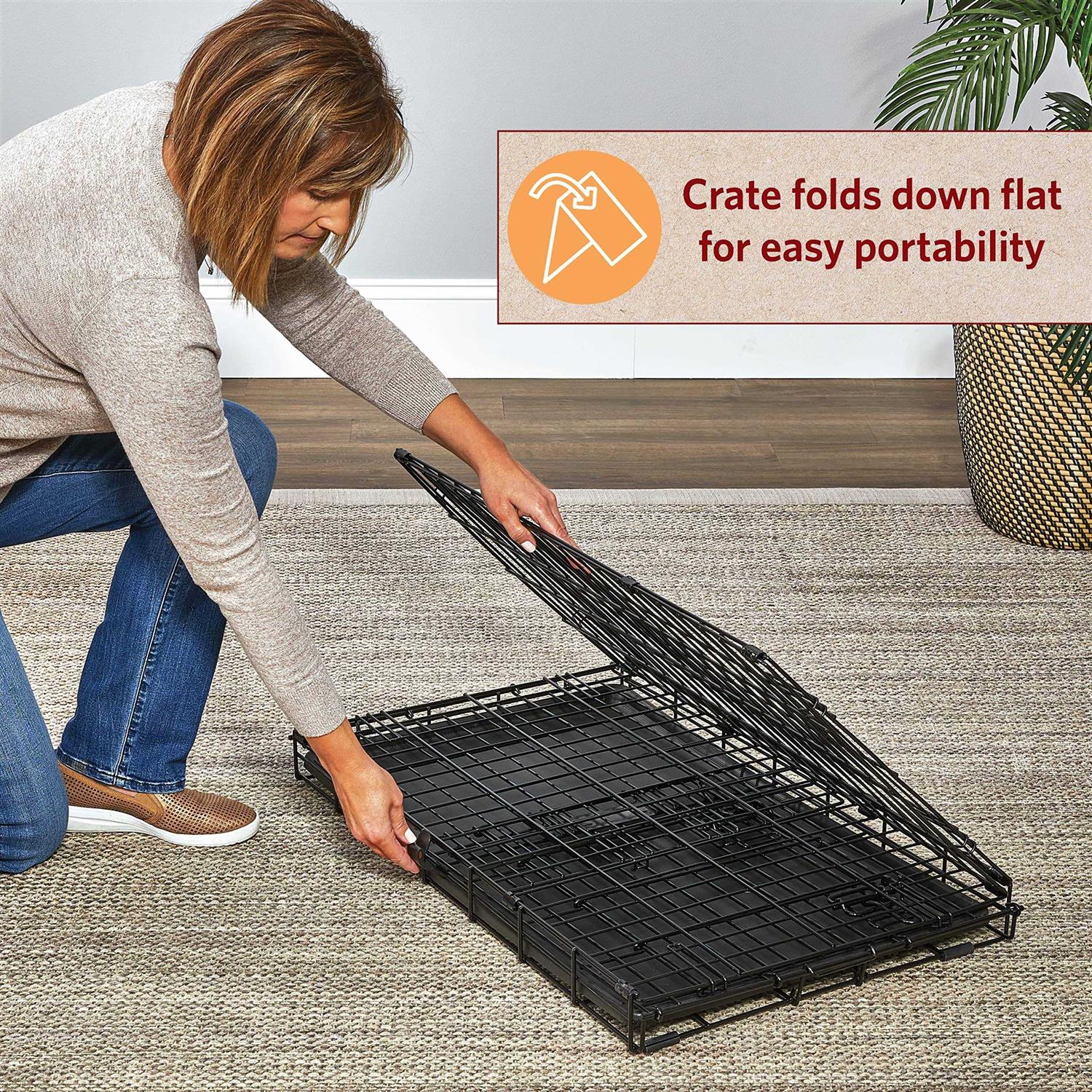 Midwest Life Stages Double Door Dog Crate - Pet Supplies online store