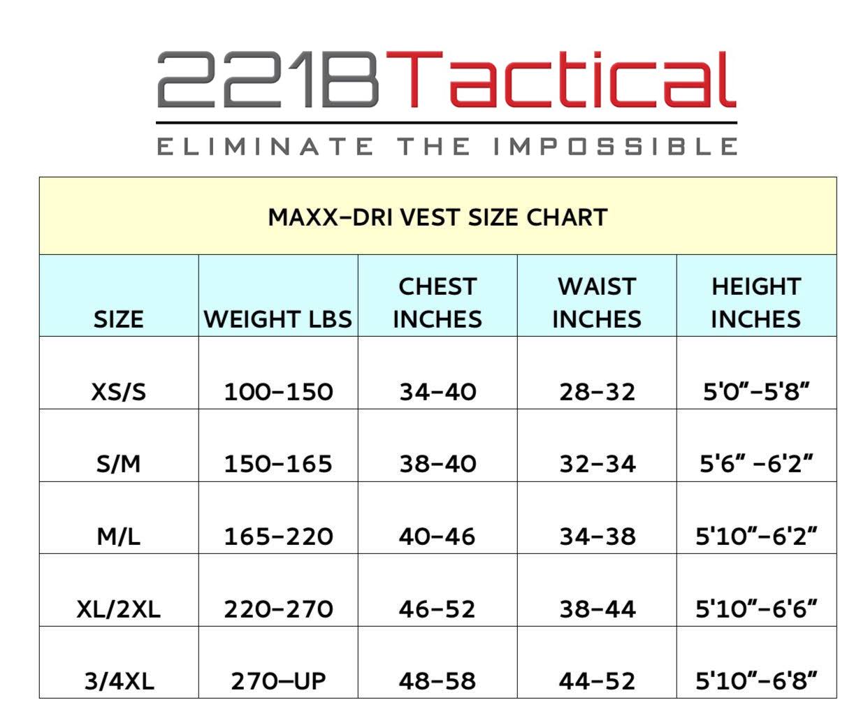 221B Tactical Body Armor VENTILATION : Maxx-Dri Vest 3.0 White / 3XL/4XL