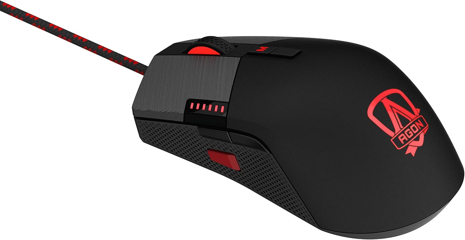 AOC Gaming Full RGB Mechanical Keyboard, 104-Key Outemu Blue Switches, Full NKRO, Detachable Wrist Rest, Light FX RGB, G-Tools Software (GK500) Pack of 2