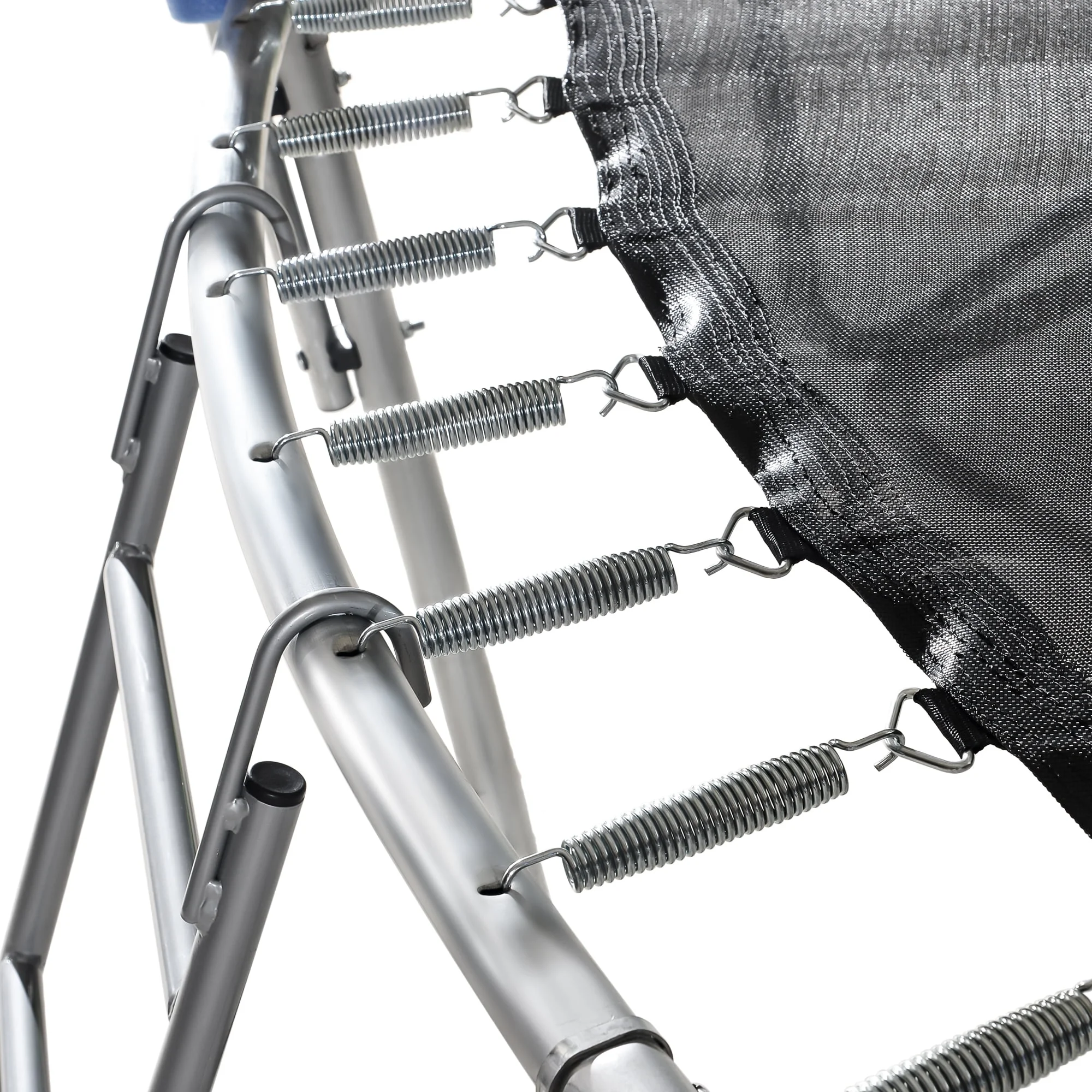 14FT TRAMPOLINE WITH SWING-METAL WITH SLIDE