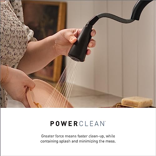 Moen 7185C Brantford One-Handle Pulldown Kitchen Faucet Featuring Power Boost and Reflex