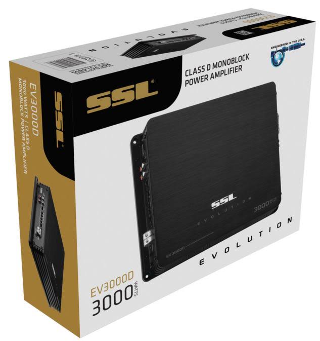 Sound Storm Evolution EV3000D Class D Mono Car Amplifier - 3000W
