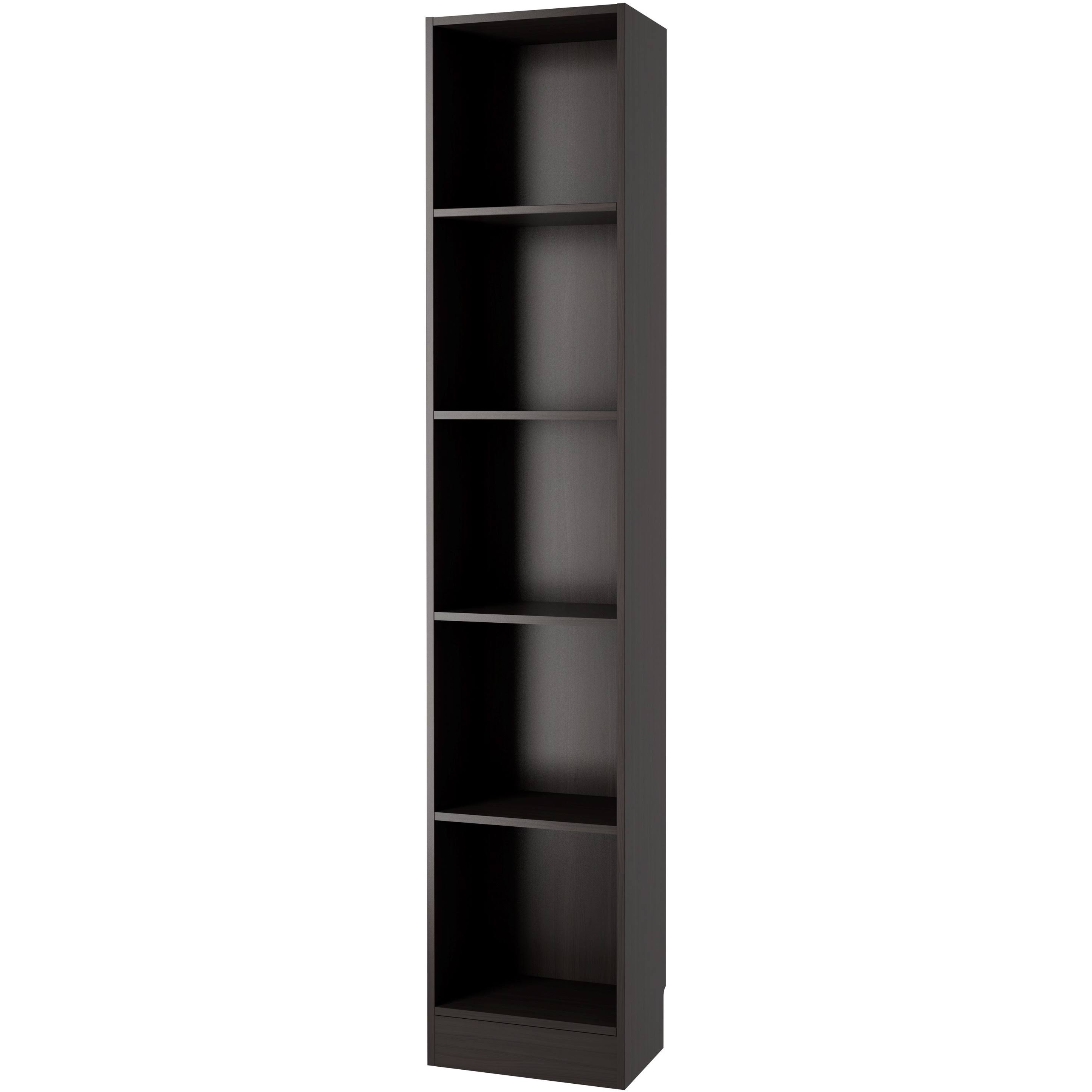 Porch & Den Kern Alethea Tall Narrow 5-Shelf Bookcase