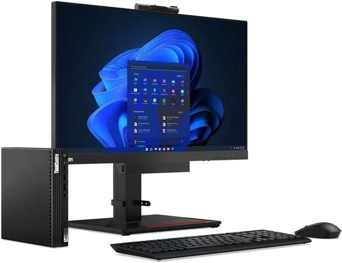 Lenovo ThinkCentre M80q Gen 4 12E90014US Desktop Computer - Intel Core i5 13th Gen i5-13500T Tetradeca-core [14 Core] 1.60 GHz - 8 GB RAM DDR5 SDRAM - 256 GB M.2 PCI Express NVMe 4.0 x4 SSD - Tiny -